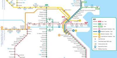 Метро Даблин мапи