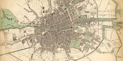 Картицу Даблину у 1916.