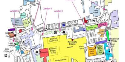Сент Џејмс болници Даблин мапи